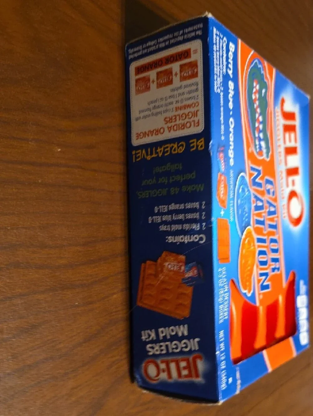 JELL‑O Gator Nation Berry Blue & Orange Jigglers Mold Kit